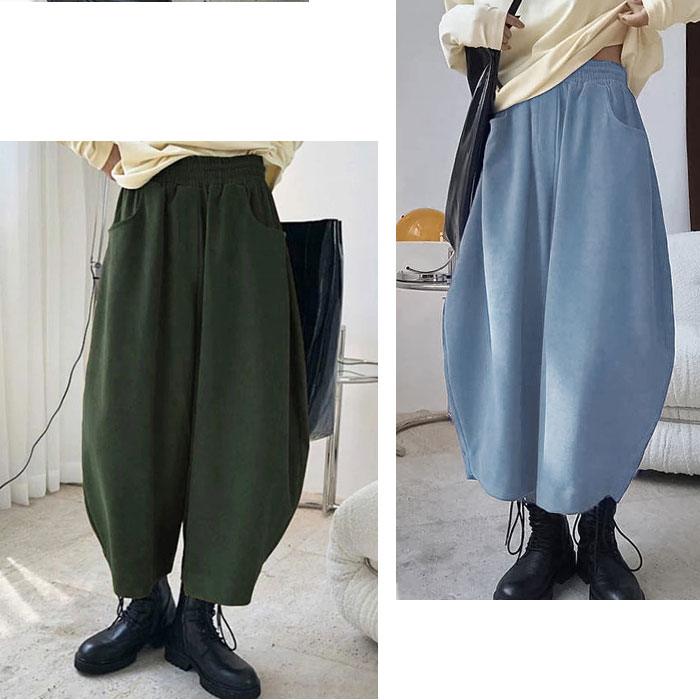 楽天市場】バルーンパンツ レディース 定番 バギーパンツ コクーン