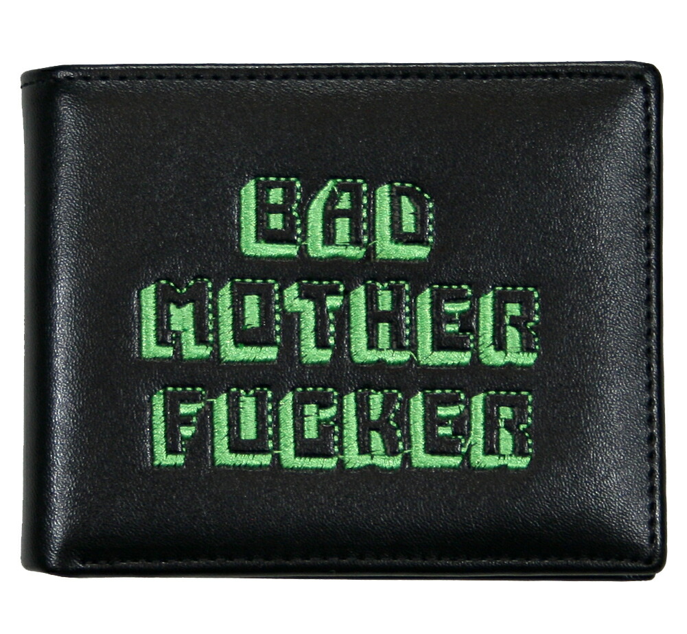 楽天市場】Pulp Fiction / Bad Mother Fxxker Wallet (Black) - パルプ
