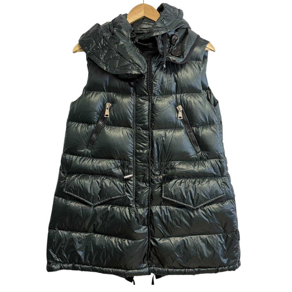 楽天市場】MONCLER ダウンベスト グリーンの通販