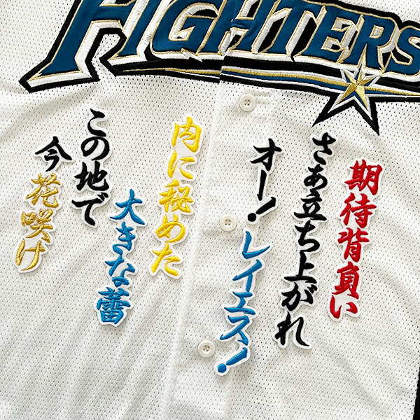 楽天市場】納期注意【日本ハムファイターズ 刺繍ワッペン レイエス