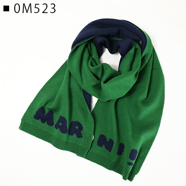 楽天市場】MARNI マルニ Logo Scarf マフラー ストール ウール ロゴ