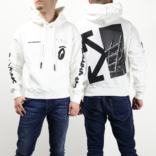 楽天市場】Off-White オフホワイト ABSTRACT SPLIT ARROWS SLIM HOODIE
