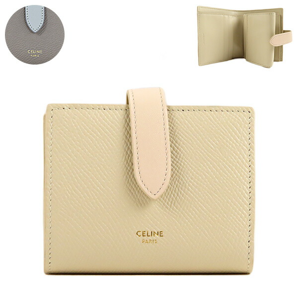 楽天市場】CELINE セリーヌ SMALL STRAP WALLET 10H263BRU.03LW