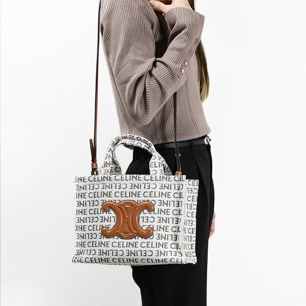 楽天市場】CELINE セリーヌ THAIS CABAS SMALL ハンドバッグ