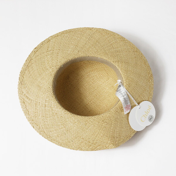 楽天市場】Chloe クロエ Raffia Hat ストローハット 麦わら帽子 ハット