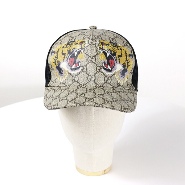 楽天市場】GUCCI グッチ Tiger Print Baseball Cap ベースボール