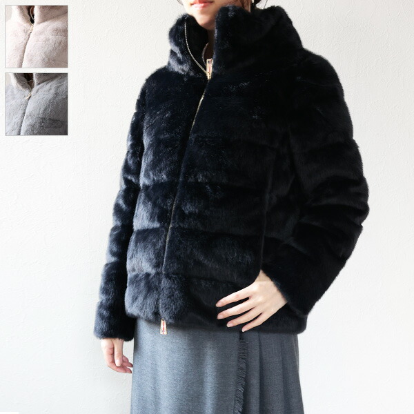 楽天市場】HERNO ヘルノ Eco Fur Down Jacket エコファー ダウン
