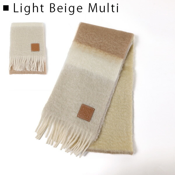 楽天市場】LOEWE ロエベ Mohair WoolStrip Scarf ストライプ モヘア