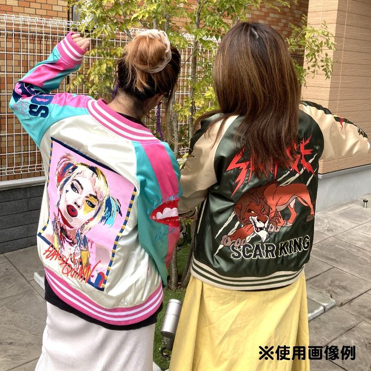 楽天市場】ディズニーヴィランズ スカジャン L フェアレスキング
