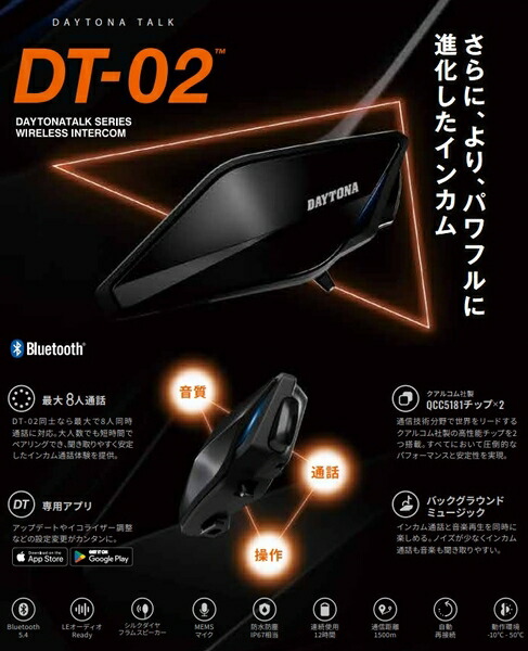 楽天市場】デイトナ DT-02 （DT02 DT-O2 DTO2） ワイヤレスインター