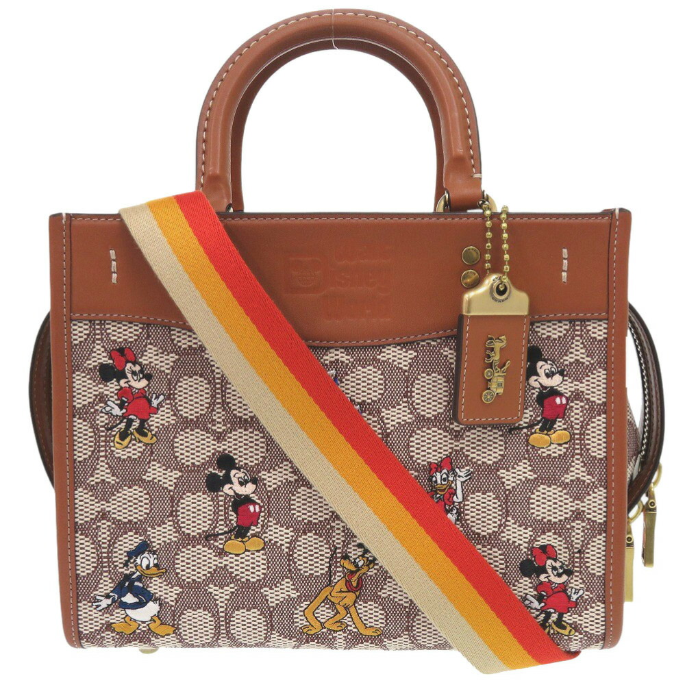 楽天市場】未使用品 コーチ × DISNEY ローグ 25 シグネチャー ウィズ