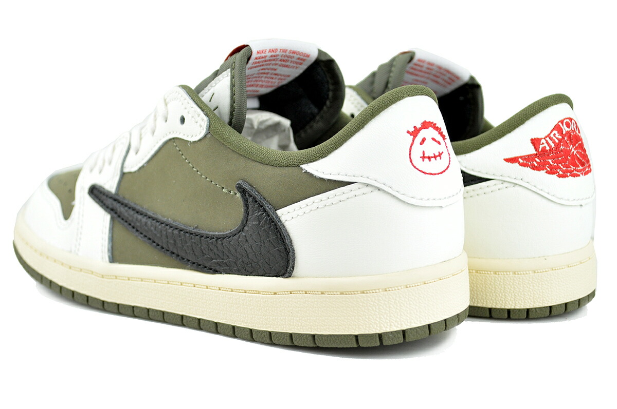 楽天市場】NIKE JORDAN 1 LOW OG SP(PS) TRAVIS SCOTT Reverse Olive