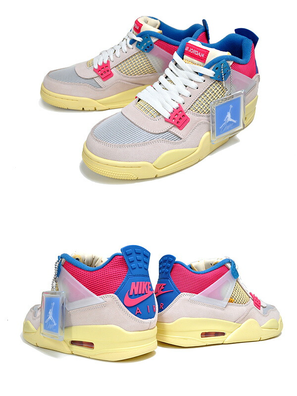 楽天市場】NIKE AIR JORDAN 4 RETRO SP UNION guava ice/lt fusion red