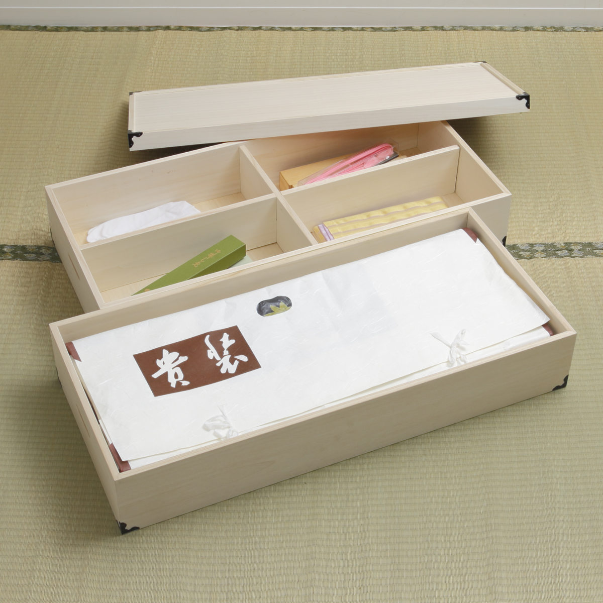 楽天市場】桐 衣装ケース 衣装箱 深型2段 91cm 日本製 （ 完成品 桐