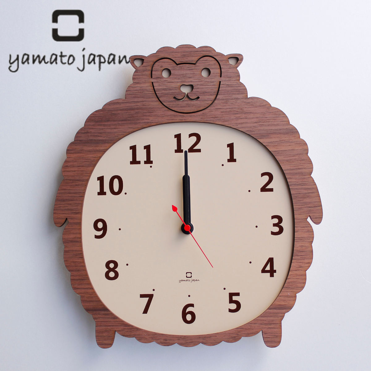楽天市場】掛け時計 木製 ヤマト工芸 yamato Clock Zoo ヒツジ