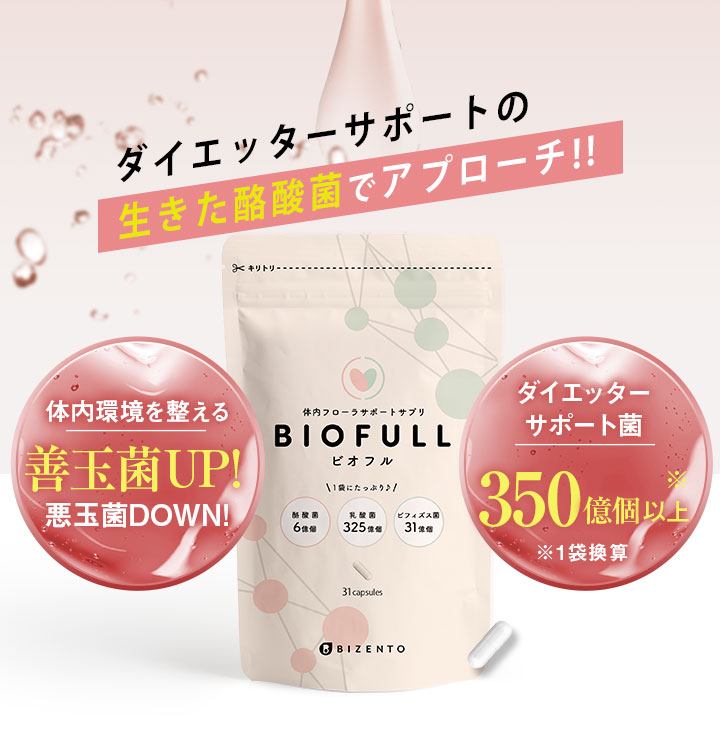 BIOFULL+ ビオフルプラス 4セット Amazon | 【LLL公式】BIOFULL+ 機能