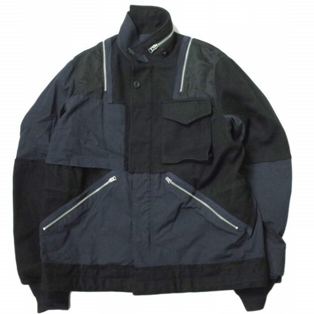 楽天市場】sacai サカイ 18AW 日本製 ハイブリッドミリタリー