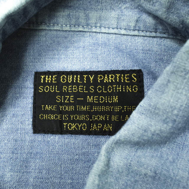 楽天市場】WACKO MARIA ワコマリア 日本製 Chambray Work Shirt
