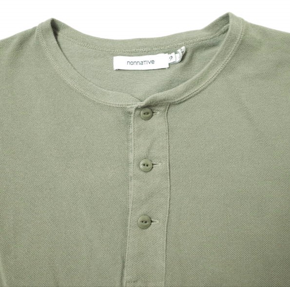 楽天市場】nonnative ノンネイティブ 23SS 日本製 CLERK S/S HENLEY