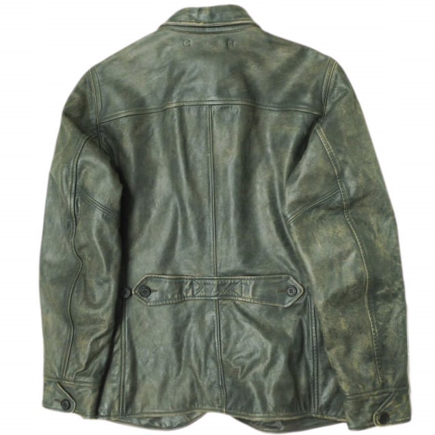 楽天市場】RRL ダブルアールエル INDIGO LEATHER CAR COAT インディゴ