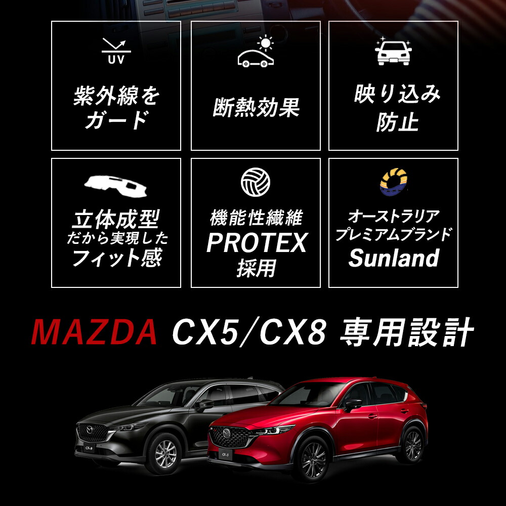 楽天市場】マツダ CX-5 KF系 CX-8 KG系 HUD装着車向け 専用 Sunland