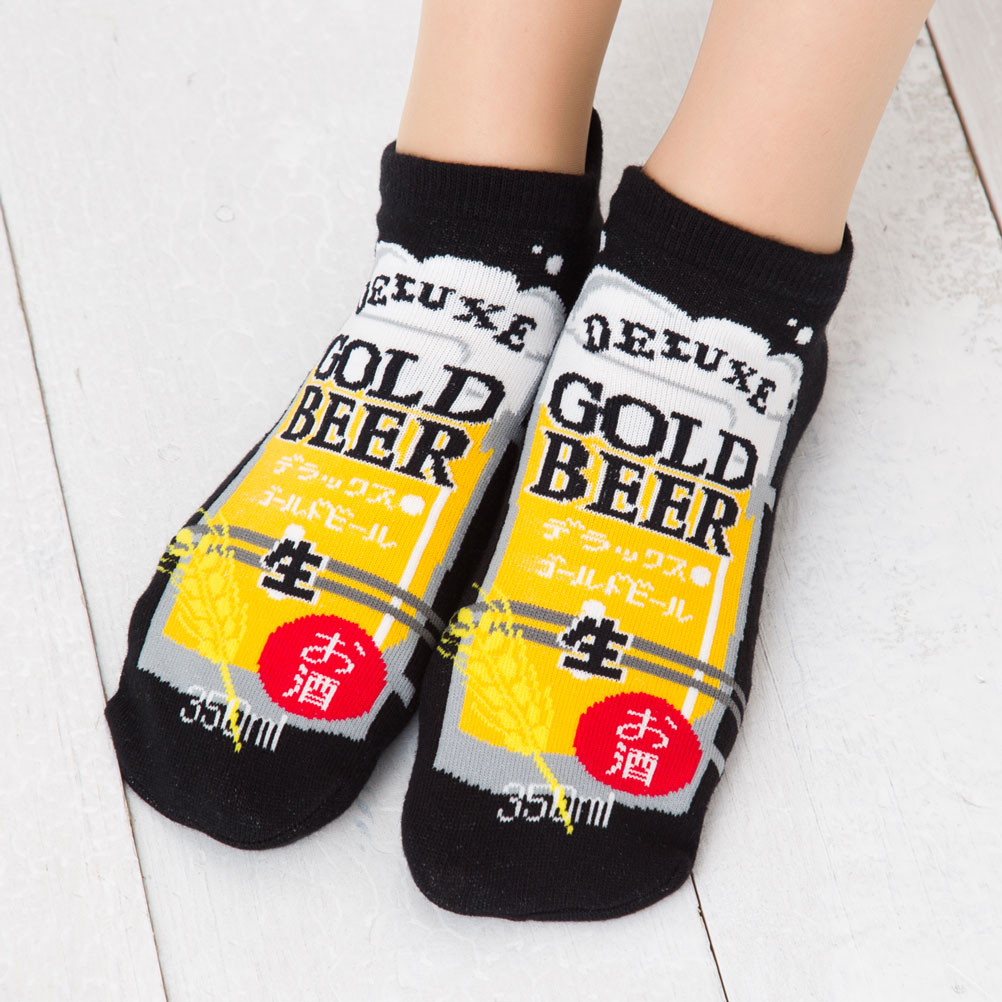 楽天市場】おもしろソックス 生ビール(ゴールドビール)柄 22-25cm 日本