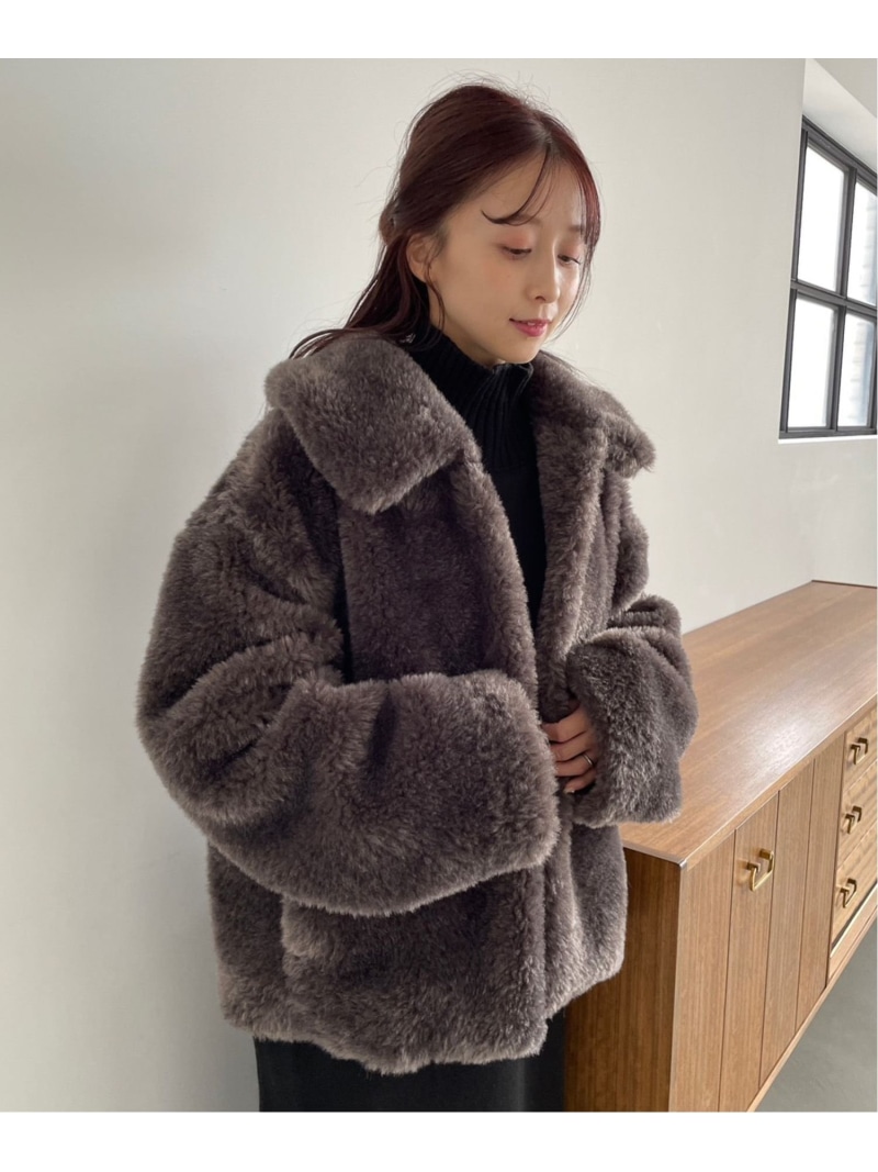 楽天市場】【SALE／50%OFF】ファーブルゾン LOWRYS FARM ローリーズ