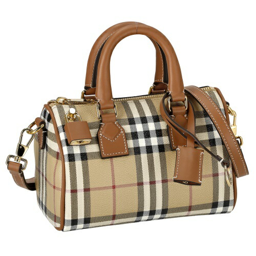 楽天市場】バーバリー ハンドバッグ レディース MINI BOWLING BAG ミニ