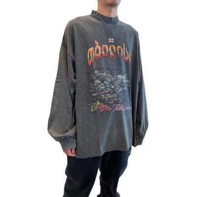 楽天市場】BALENCIAGA バレンシアガ ロンT ユニセックス 長袖Tシャツ
