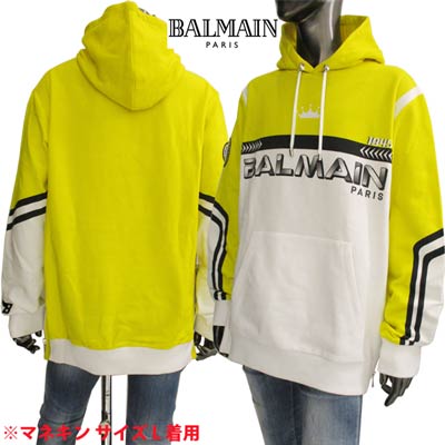 楽天市場】バルマン BALMAIN メンズ トップス パーカー フーディー