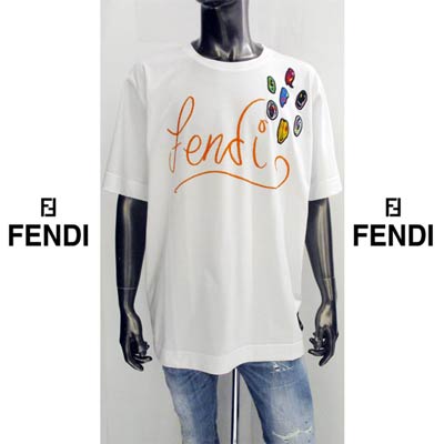 楽天市場】フェンディ FENDI メンズ トップス Tシャツ 半袖 ロゴ