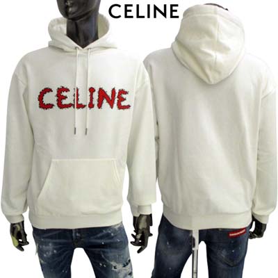楽天市場】セリーヌ CELINE メンズ トップス パーカー フーディ