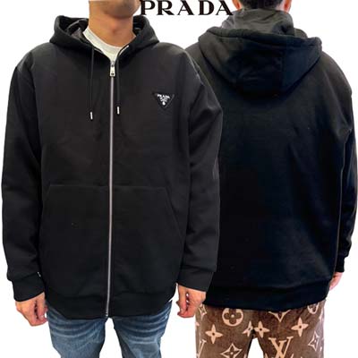 楽天市場】プラダ PRADA メンズ トップス パーカー フーディ チェスト
