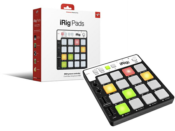 楽天市場】IK Multimedia アイケーマルチメディア iRig Pads MIDI