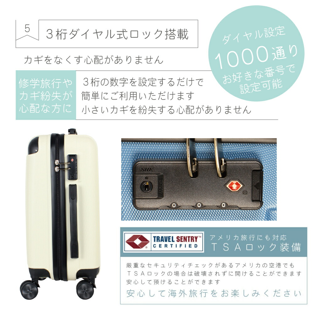 楽天市場】スーツケース 機内持ち込み SSサイズ・Mサイズ 超軽量