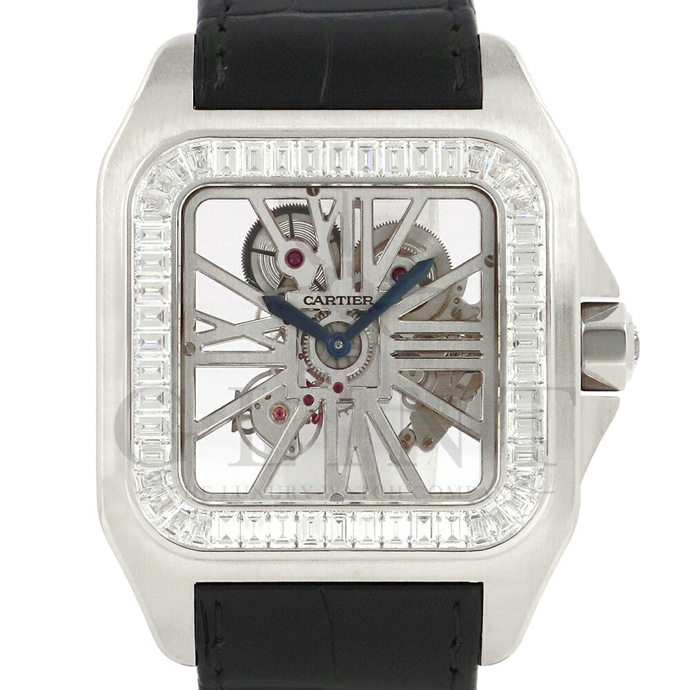 楽天市場】カルティエ（CARTIER）サントス 100 LM HPI00283 スケルトン