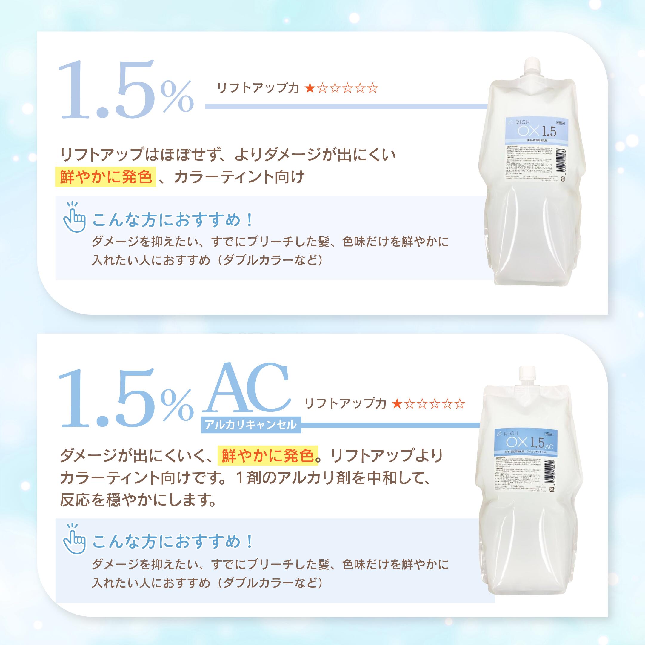 楽天市場】【リッチオキシ 4.5%】初回限定お試し価格/2000g/染毛剤