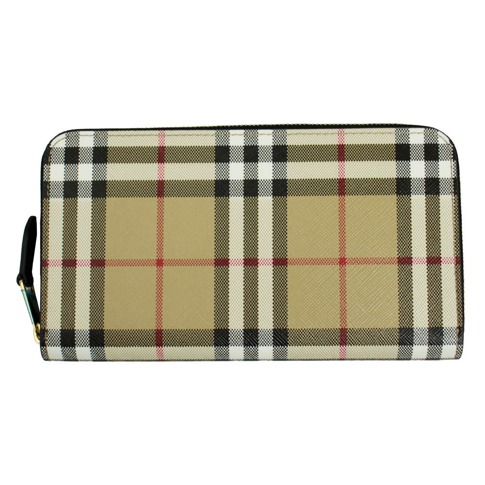 楽天市場】バーバリー 財布 レディース BURBERRY ラウンドファスナー長