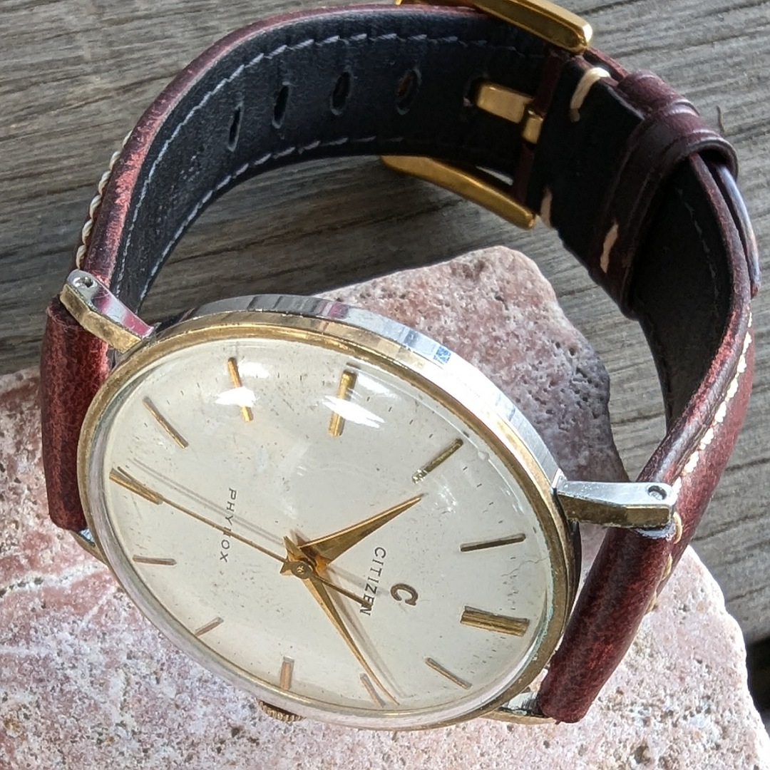 楽天市場】【中古品/美品】【OH済み】CITIZEN/シチズン 新中三針 11石