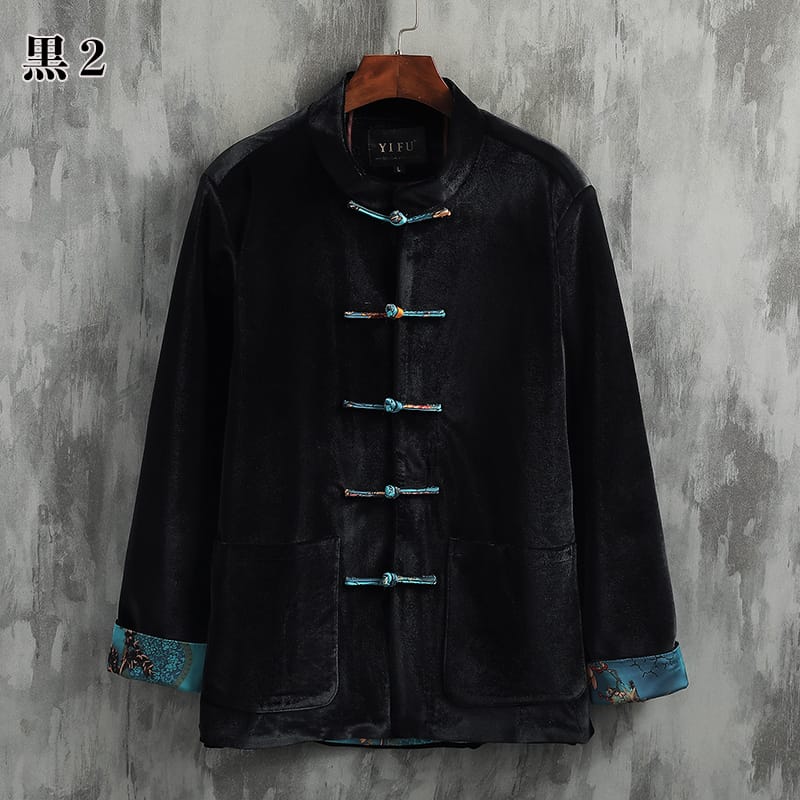 楽天市場】チャイナ服 チャイナジャケット カンフー服 メンズ 男性用