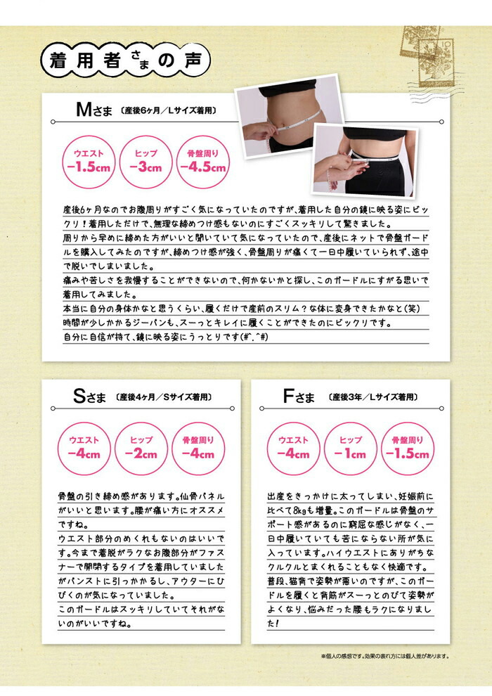 楽天市場】はくだけ! エクササイズガードル 産後リフォーム 産後