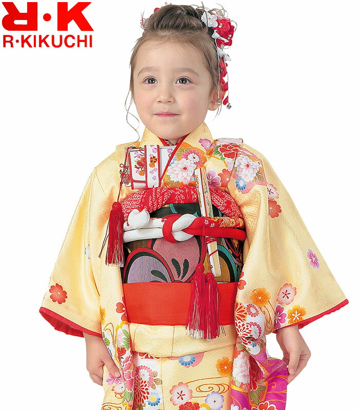 楽天市場】七五三 753 着物 3歳 女の子 着物フルセット RK リョウコ