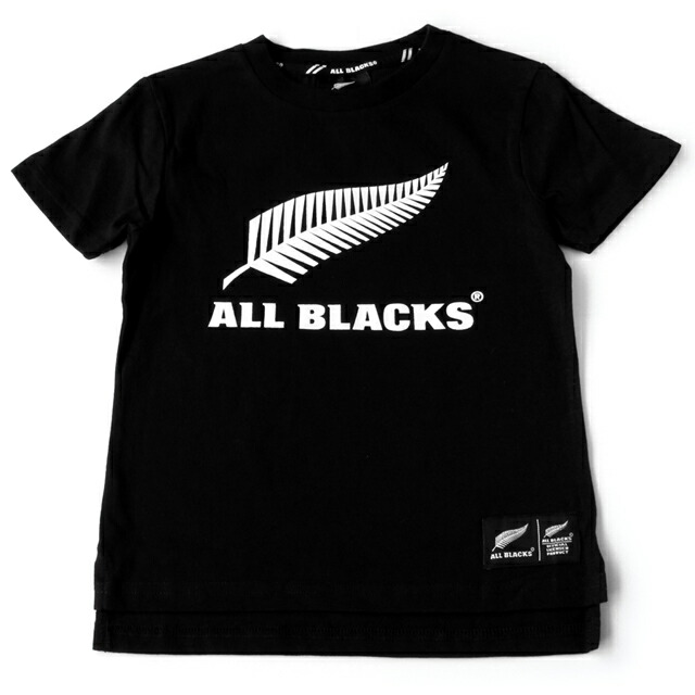 楽天市場】ニュージーランド オールブラックス ロゴ キッズ Tシャツ140