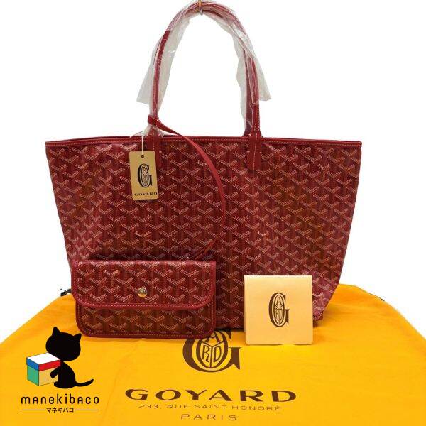 楽天市場】ゴヤール GOYARD レッド 新品同様 サンルイPM 赤 トート
