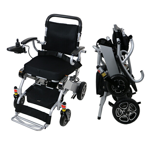 楽天市場】送料無料 新品 電動車椅子 アルミ製 折りたたみ 車椅子 PSE