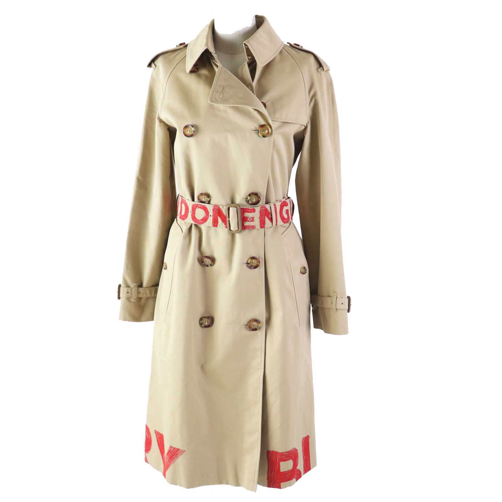 楽天市場】美品◎BURBERRY バーバリー 8037621 グラフィティ トレンチ