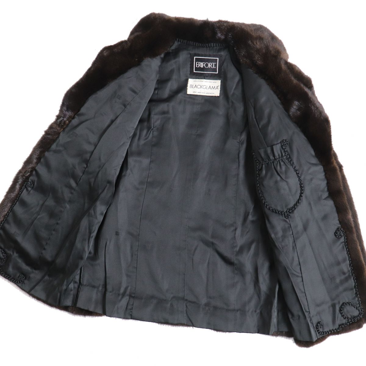 楽天市場】極美品☆BLACKGLAMA ブラックグラマ MINK ミンク 本毛皮