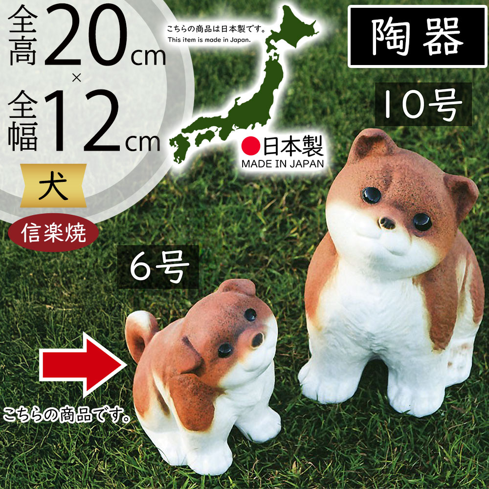 楽天市場】信楽焼 犬 いぬ イヌ 人気 おすすめ おしゃれ 置物