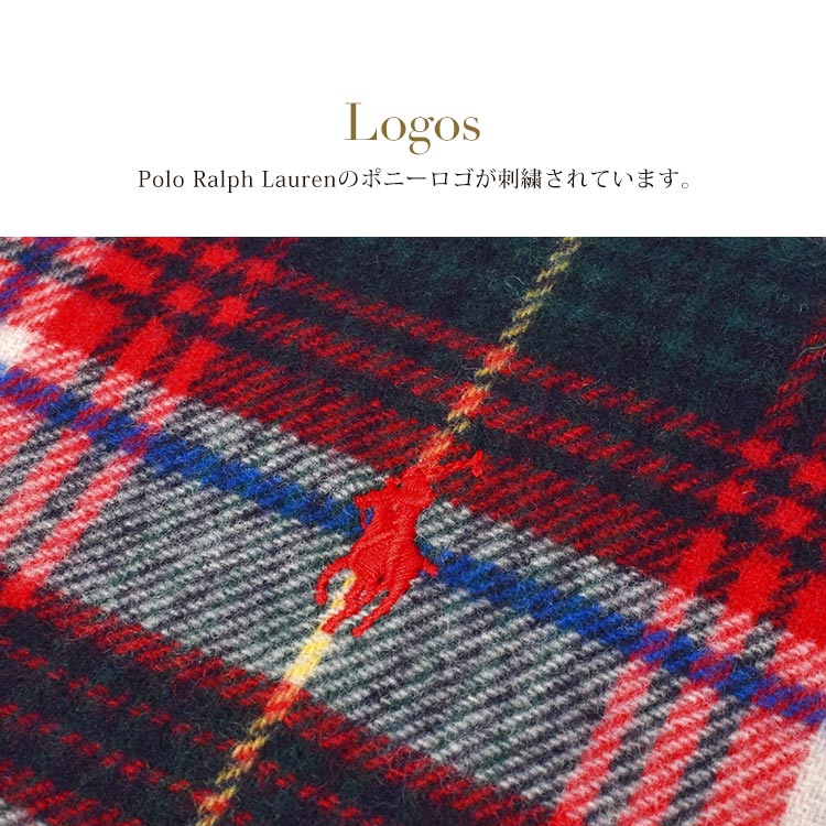 楽天市場】マフラー チェック ポロ ラルフローレン メンズ レディース