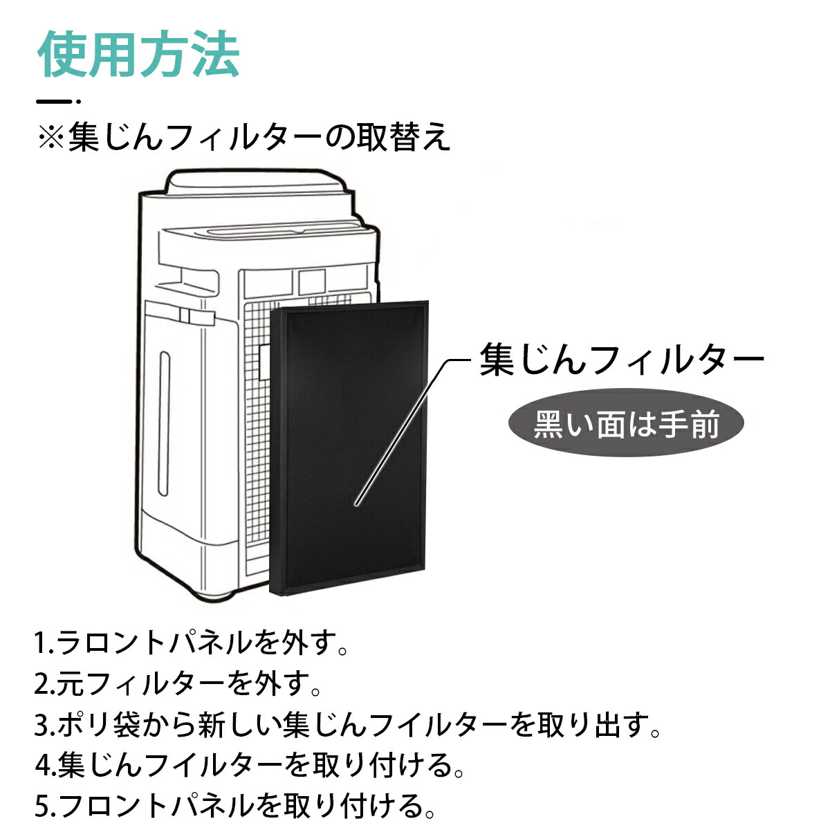 楽天市場】F-ZXGP80 集じんフィルター f-zxgp80 パナソニック空気清浄
